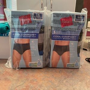 Hanes Men’s briefs 2-pack-Large